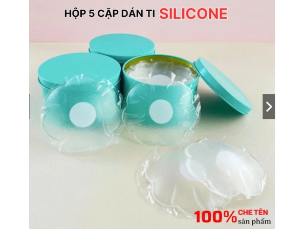 MIẾNG DÁN NHŨ 0016 - HÌNH HOA - HỘP 5 CẶP